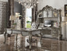 Versailles Silver PU & Antique Platinum Office Chair - Furniture Stars (Chicago, IL)