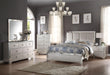 Voeville II Platinum PU & Platinum Queen Bed - Furniture Stars (Chicago, IL)