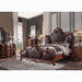 Picardy PU & Cherry Oak Eastern King Bed - Furniture Stars (Chicago, IL)