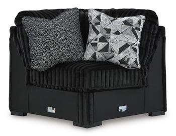 Midnight-Madness Sectional with Chaise - Furniture Stars (Chicago, IL)