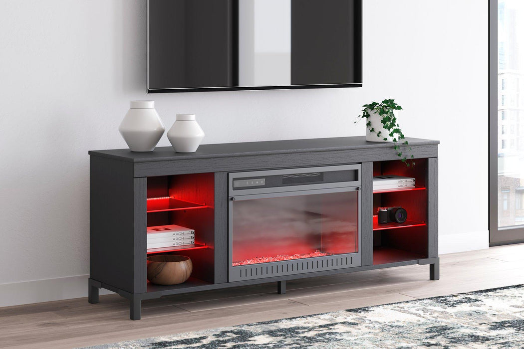 Cayberry Entertainment Center with Electric Fireplace - Furniture Stars (Chicago, IL)