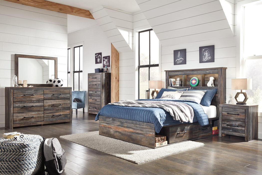 Drystan Youth Bed with 2 Storage Drawers - Furniture Stars (Chicago, IL)