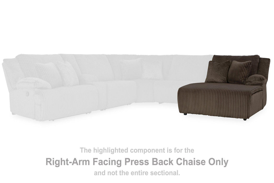 Top Tier Reclining Sectional with Chaise - Furniture Stars (Chicago, IL)