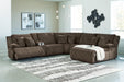 Top Tier Reclining Sectional with Chaise - Furniture Stars (Chicago, IL)