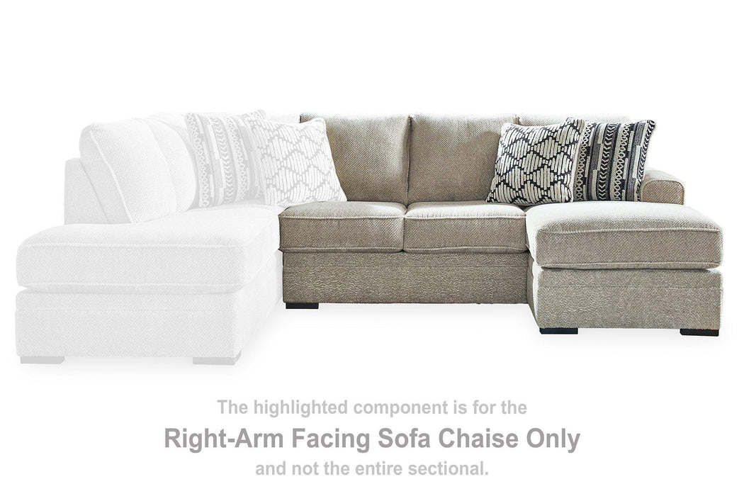Calnita Sectional with Chaise - Furniture Stars (Chicago, IL)