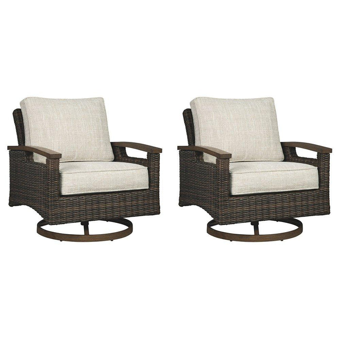 Paradise Trail Outdoor Sofa, Lounge Chairs and Fire Pit Table - Furniture Stars (Chicago, IL)