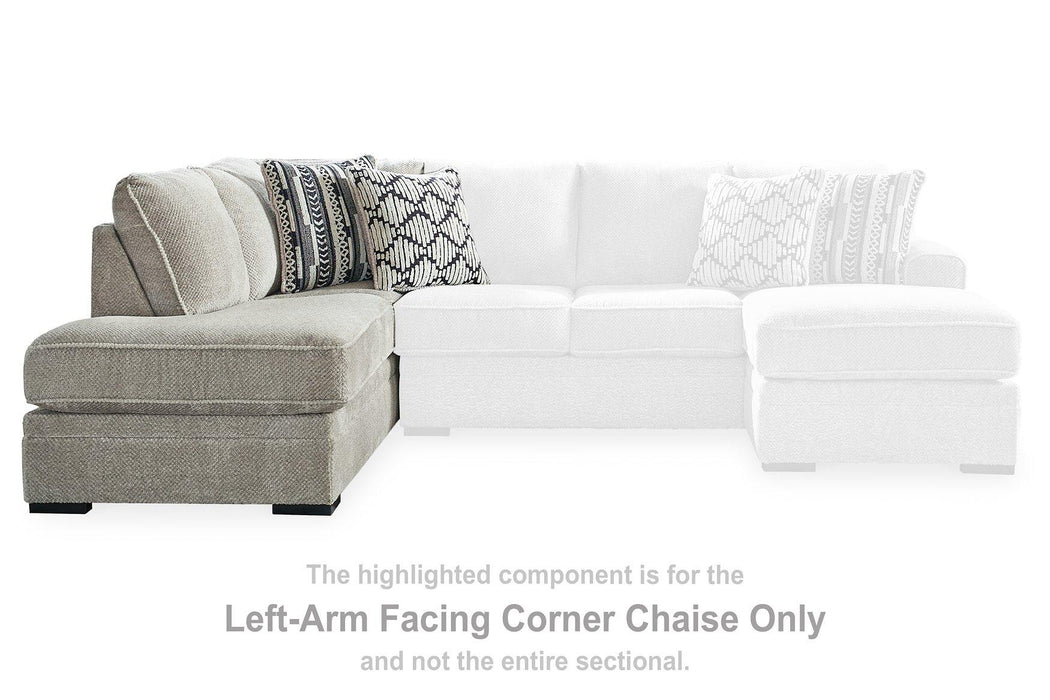 Calnita Sectional with Chaise - Furniture Stars (Chicago, IL)