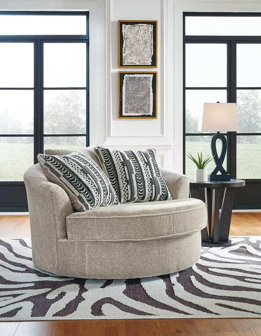 Calnita Oversized Swivel Accent Chair - Furniture Stars (Chicago, IL)