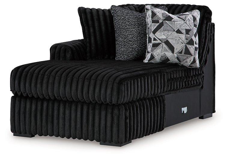 Midnight-Madness Sectional Sofa with Chaise - Furniture Stars (Chicago, IL)