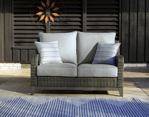 Elite Park Outdoor Loveseat with Cushion - Furniture Stars (Chicago, IL)