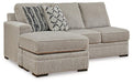 Calnita Sectional with Chaise - Furniture Stars (Chicago, IL)