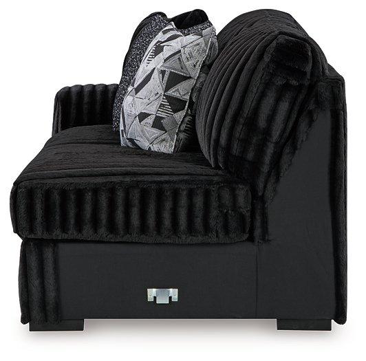 Midnight-Madness Sectional Sofa with Chaise - Furniture Stars (Chicago, IL)