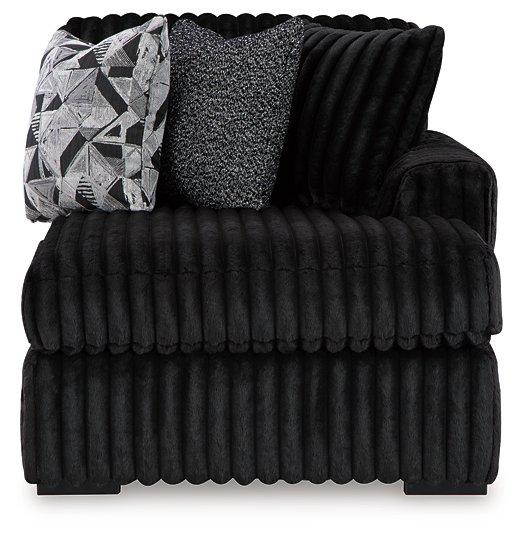 Midnight-Madness Sectional Sofa with Chaise - Furniture Stars (Chicago, IL)