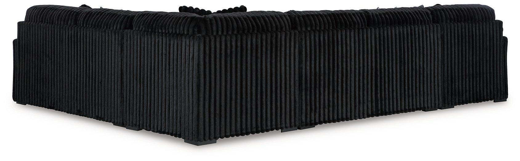 Midnight-Madness Sectional with Chaise - Furniture Stars (Chicago, IL)