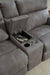 Next-Gen DuraPella Power Reclining Sectional Loveseat with Console - Furniture Stars (Chicago, IL)