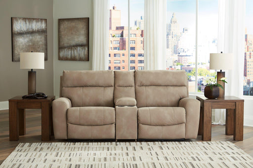 Next-Gen DuraPella Power Reclining Sectional Loveseat with Console - Furniture Stars (Chicago, IL)