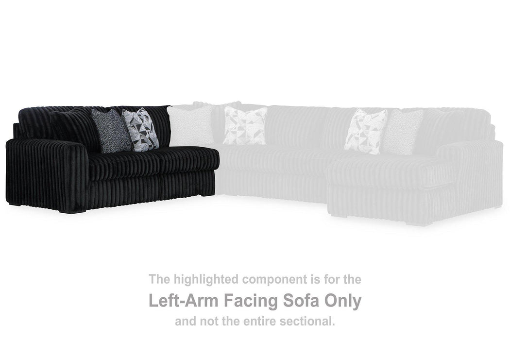 Midnight-Madness Sectional Sofa with Chaise - Furniture Stars (Chicago, IL)