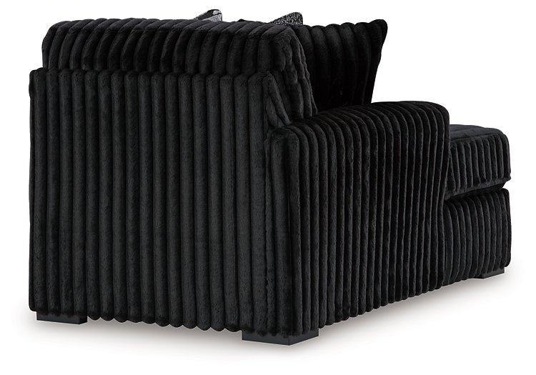 Midnight-Madness Sectional Sofa with Chaise - Furniture Stars (Chicago, IL)