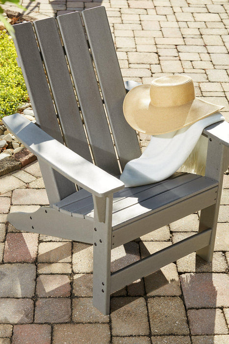 Visola Outdoor Adirondack Chair Set with End Table - Furniture Stars (Chicago, IL)