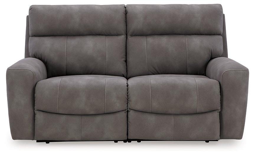 Next-Gen DuraPella Power Reclining Sectional Loveseat - Furniture Stars (Chicago, IL)