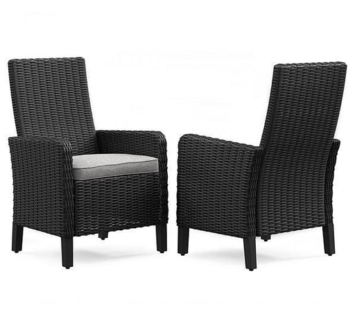 Beachcroft Outdoor Arm Chair with Cushion (Set of 2) - Furniture Stars (Chicago, IL)