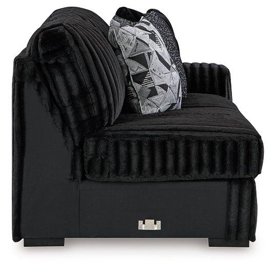 Midnight-Madness Sectional Sofa with Chaise - Furniture Stars (Chicago, IL)