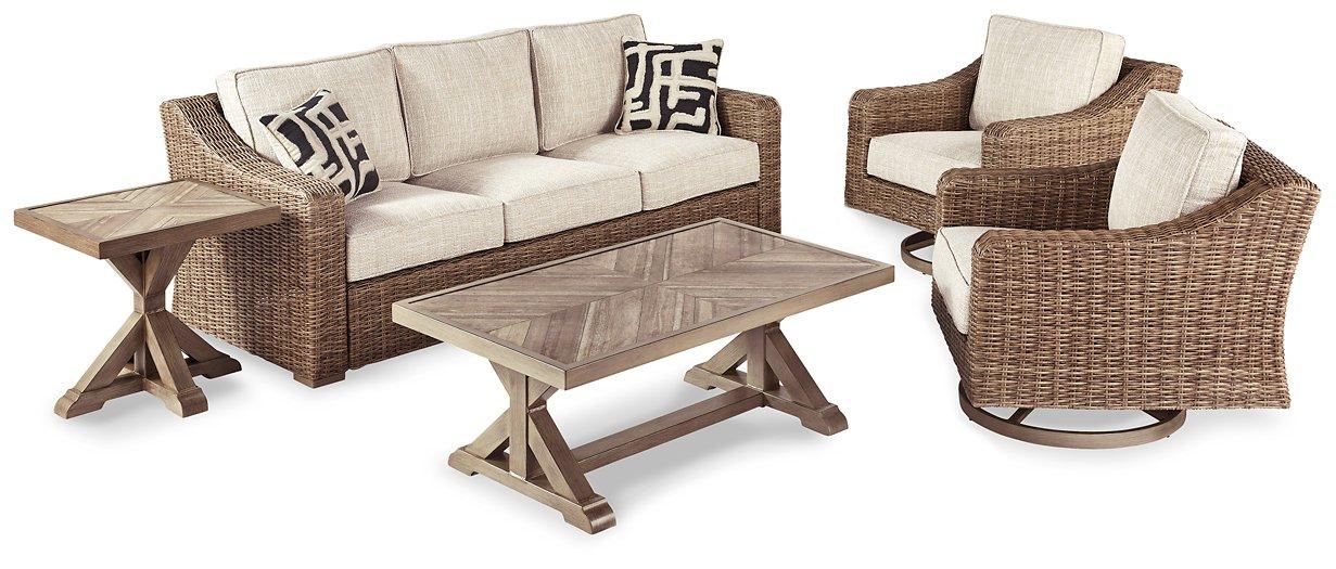 Beachcroft Outdoor Seating Set - Furniture Stars (Chicago, IL)