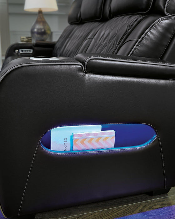 Boyington Power Reclining Loveseat with Console - Furniture Stars (Chicago, IL)