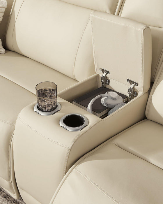 Double Deal Reclining Sectional with Console - Furniture Stars (Chicago, IL)