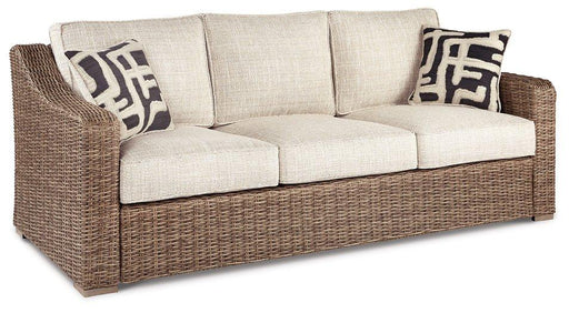 Beachcroft Outdoor Sofa with Cushion - Furniture Stars (Chicago, IL)