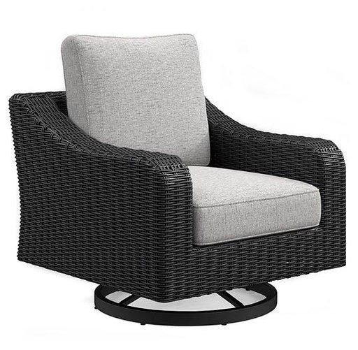 Beachcroft Outdoor Swivel Lounge with Cushion - Furniture Stars (Chicago, IL)