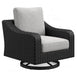 Beachcroft Outdoor Swivel Lounge with Cushion - Furniture Stars (Chicago, IL)