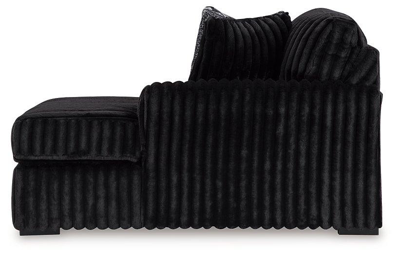 Midnight-Madness Sectional Sofa with Chaise - Furniture Stars (Chicago, IL)