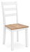 Gesthaven Dining Table with 4 Chairs and Bench (Set of 6) - Furniture Stars (Chicago, IL)