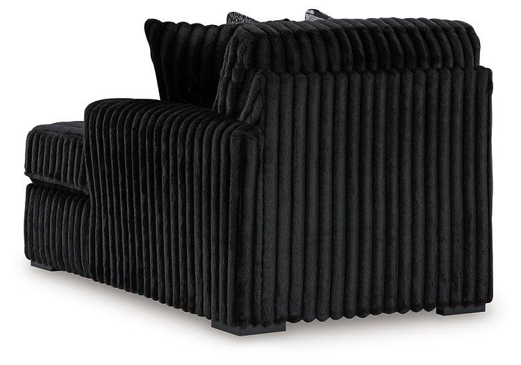 Midnight-Madness Sectional Sofa with Chaise - Furniture Stars (Chicago, IL)