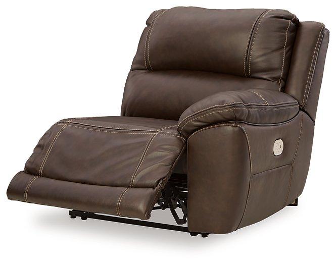 Dunleith Power Reclining Loveseat with Console - Furniture Stars (Chicago, IL)