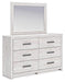 Cayboni Dresser and Mirror - Furniture Stars (Chicago, IL)