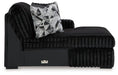 Midnight-Madness Sectional with Chaise - Furniture Stars (Chicago, IL)