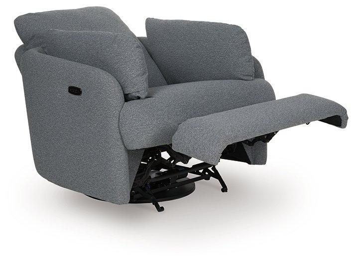 Alainmont Next-Gen Nuvella Swivel Power Recliner - Furniture Stars (Chicago, IL)