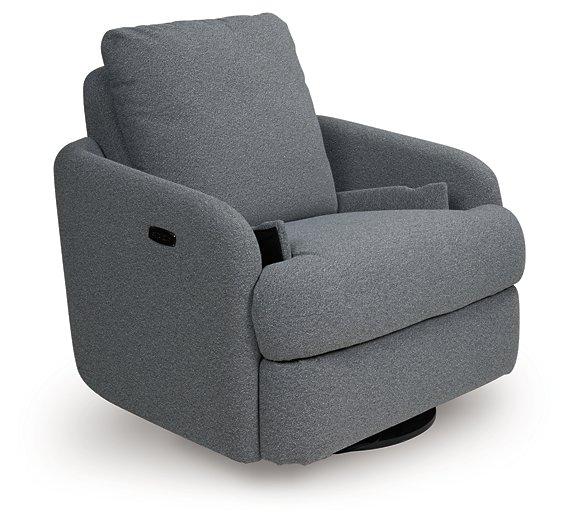 Alainmont Next-Gen Nuvella Swivel Power Recliner - Furniture Stars (Chicago, IL)