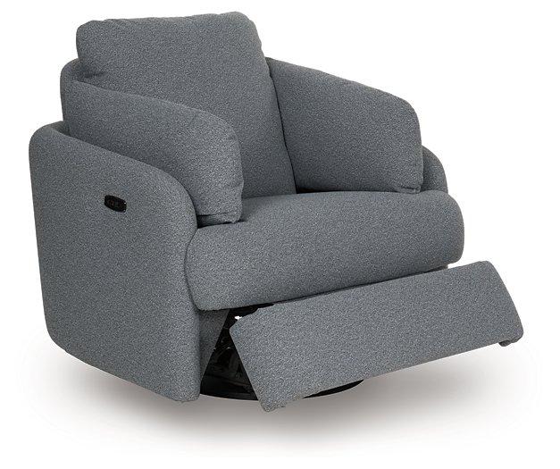 Alainmont Next-Gen Nuvella Swivel Power Recliner - Furniture Stars (Chicago, IL)