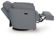 Alainmont Next-Gen Nuvella Swivel Power Recliner - Furniture Stars (Chicago, IL)