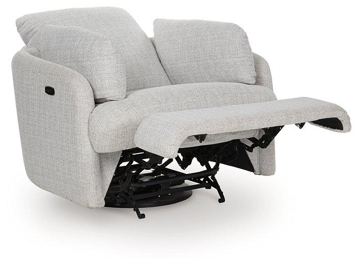 Alainmont Next-Gen Nuvella Swivel Power Recliner - Furniture Stars (Chicago, IL)