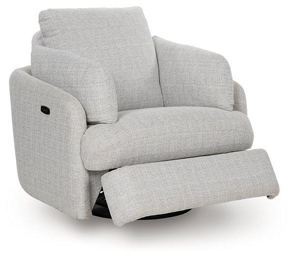 Alainmont Next-Gen Nuvella Swivel Power Recliner - Furniture Stars (Chicago, IL)