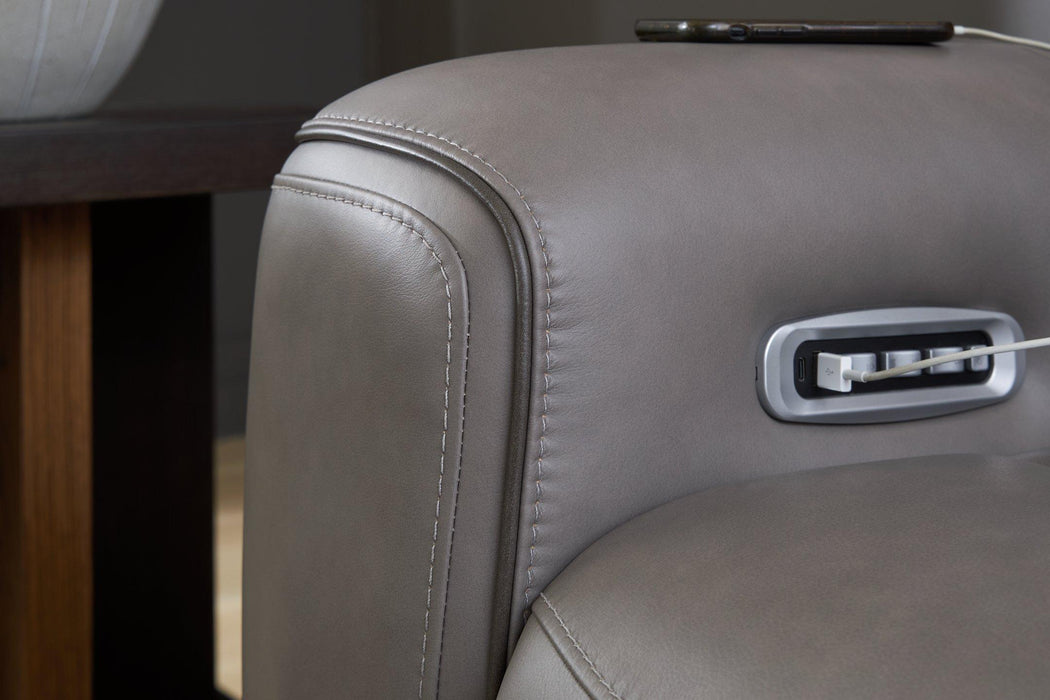 5Z-Comfort Power Reclining Loveseat with Console - Furniture Stars (Chicago, IL)