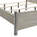 Lennox 6/6-6/0 Ek/Wk Headboard, Footboard & Slat Kit-Gray