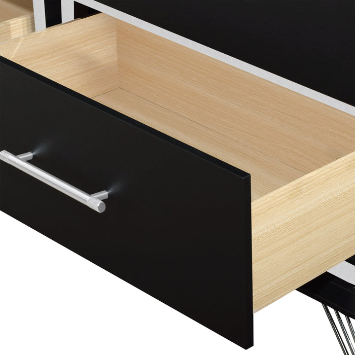 Ava 7 Drawer Dresser-Ebony