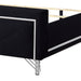 Ava 6/6 Ek Headboard, Footboard & Slat Kit-Ebony