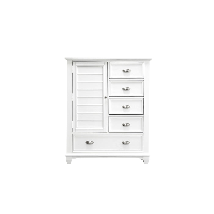Jamestown Door Chest- White