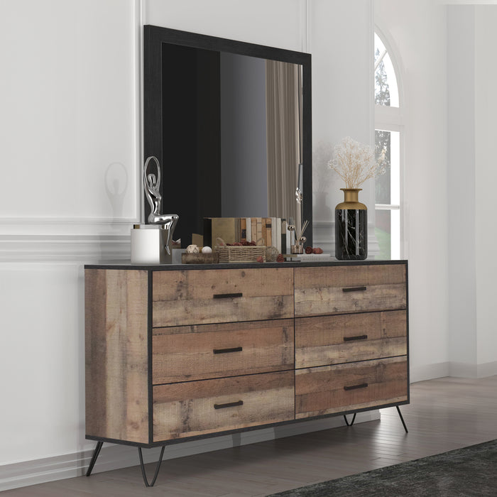 Elk River Mirror- Rustic